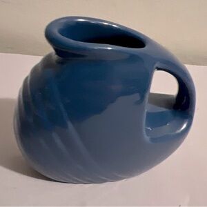 Cantinaware Mini Pitcher in Blue Small Creamer Syrup Fiesta Lapis Retro